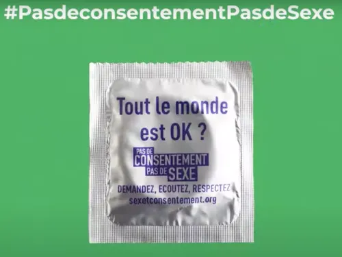 Les préservatifs bientôt porteurs de messages pour le consentement...